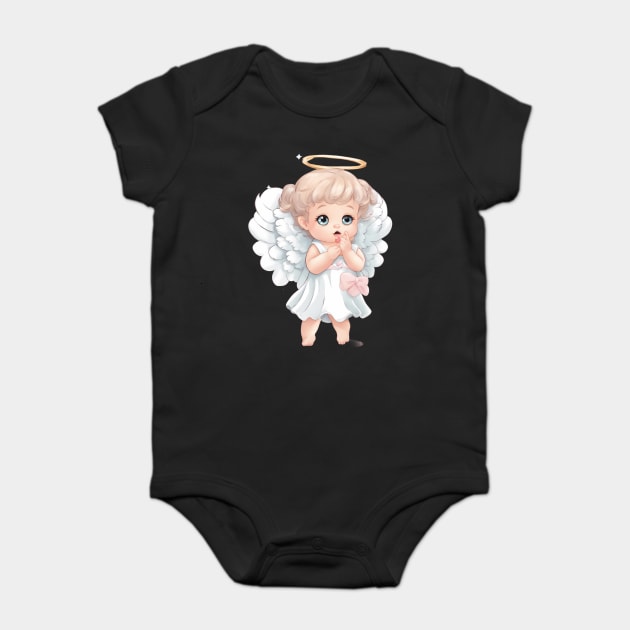 Angel Baby Baby Bodysuit by animegirlnft